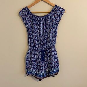 Justice off the shoulder romper